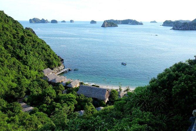 1 Day Boat Tour: HaLong Bay, Lan Ha Bay, Natural Beach and Full Moon Party - Lunch keeps the active schedule moving