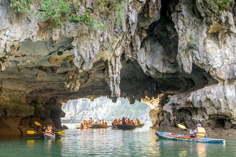 1-Day Tour Explore Unesco-recognized Ha Long Bay on Cruise - Ti Top Island, beach, and the 110-meter climb