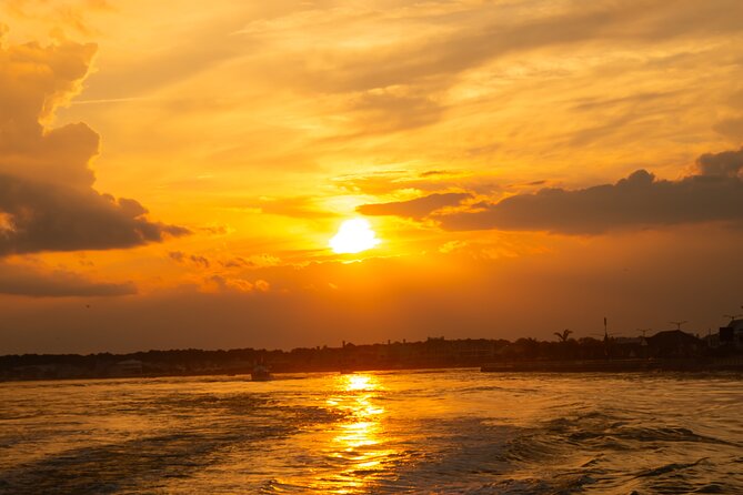 1-Hour Sea Rocket Sunset & OC Harbor Cruise in Ocean City, MD - Sunset over Ocean City
