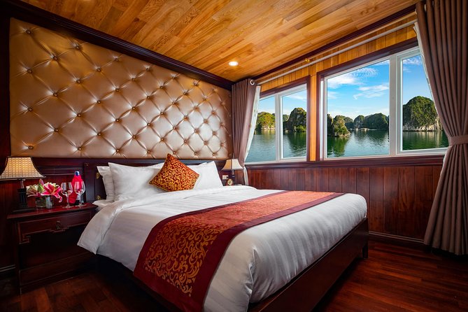 1 night Halong Bay Cruise-Titov Island,Surprise Cave,kayak,meals - Check-out, Vietnamese lunch, and the ride back