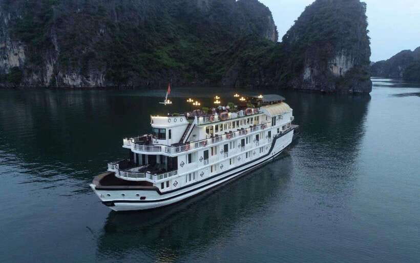2-Day 1-Night Cruise:Visit Bai Tu Long Bay_ Less Touristic - Sunset sailing, cooking, and dinner on the sundeck
