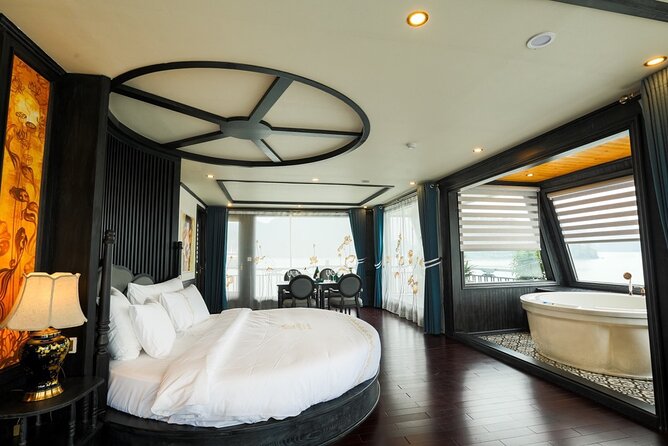 2-day 1 night La Regina Legend Cruise 5 star - Visit Halong Bay and Lan Ha Bay - Sunrise Tai Chi and the Dark and Bright Cave