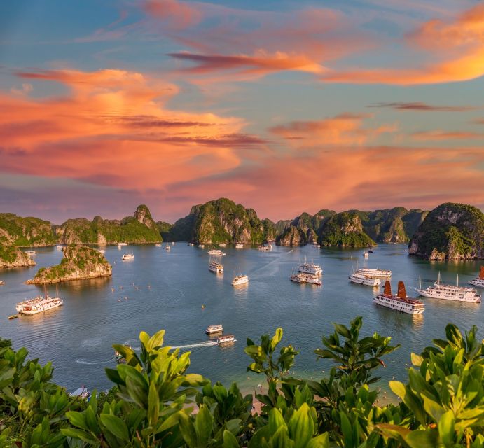 2-Day Ha Noi - Ninh Binh - Ha Long Bay Highlights Tour - The nearly 500-step climb at Mua Cave