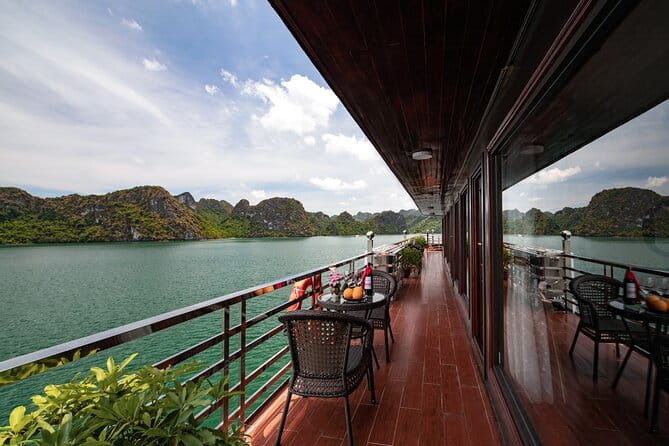 2 Days 1 Night Visit Lan Ha Bay - Classic 3 cabins cruise - Afternoon swimming and sunset from the sundeck