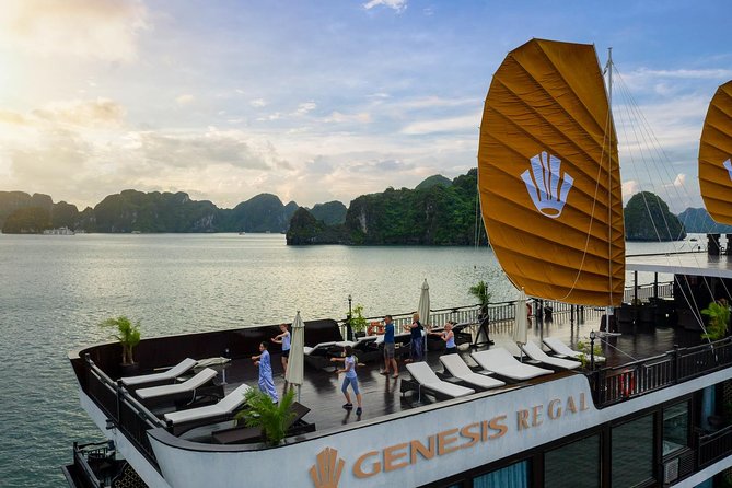 2 Days and 1 Night Halong Bay Luxury Genesis Regal Cruises - Dark and Light Cave by kayak or sampan
