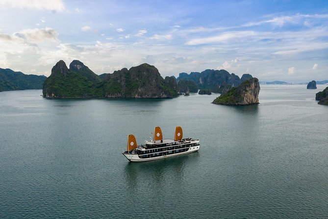 2 Days and 1 Night Halong Bay Luxury Genesis Regal Cruises - Evening onboard: cooking, squid fishing, and dinner