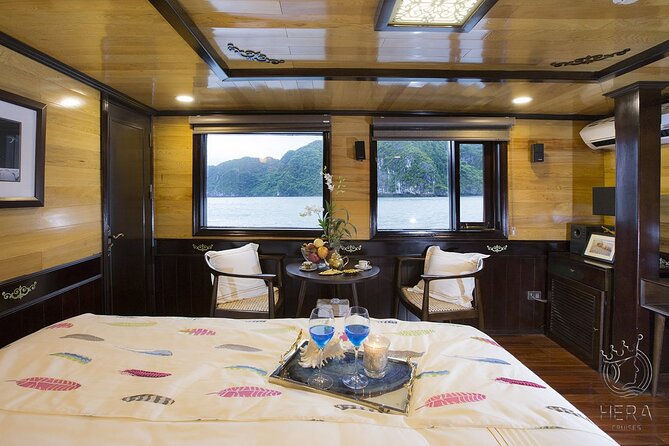 2 Days Tour of Halong Bay by Hera Cruise from Hanoi - Lunch among Halong Bay’s limestone formations