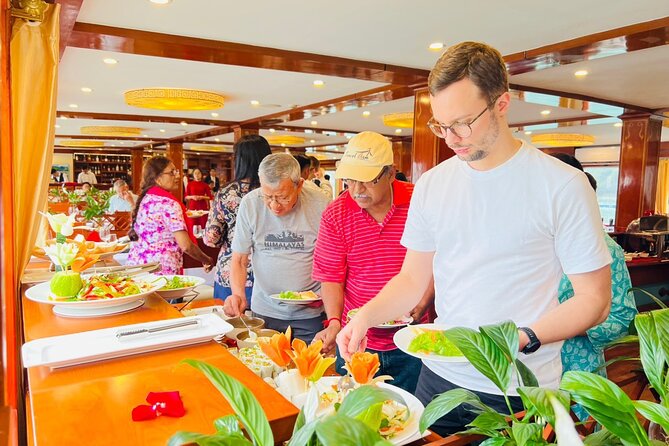 2D1N Ha Long Bay by Calypso Cruise, Caves, Meals, Transfer - Sunset, cooking, and dinner onboard