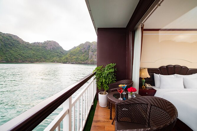 3-Day 5-Star Cruise: Explore Lan Ha Bay & Viet Hai Village - Lunch on the day boat and a quiet swimming stop