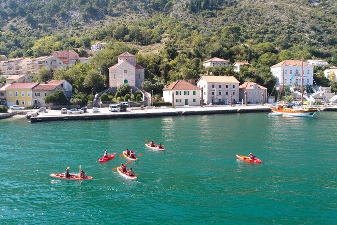 3 Hours Kayaking in Kotor Bay in Montenegro - A break at Glavati Beach