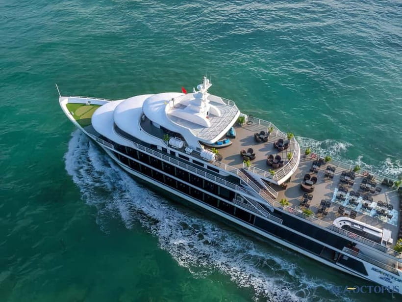 7 hours to discover HaLong Bay on Luxury Day Cruise - Choosing Luon Cave or a Private Canoe