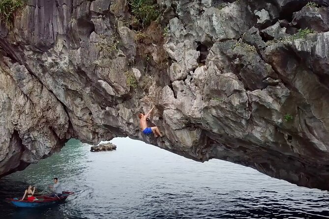 A half day deep water soloing in Lan Ha Bay - Cat Ba. - Who will enjoy this most