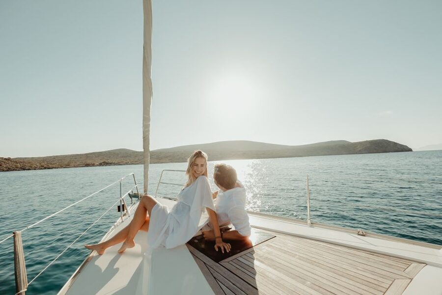 Agios Nikolaos: Mirabello Bay Sailing Cruise with Meal - A small group that can feel nearly private
