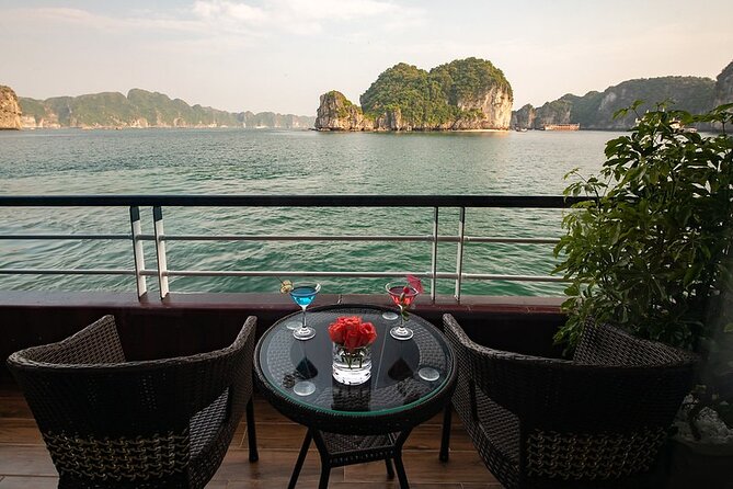 All-Inclusive 2 Day/1 Night Halong Luxury Cruise, Meals, Cave, Kayaking,Swimming - Evening onboard: cooking, squid fishing, and dinner