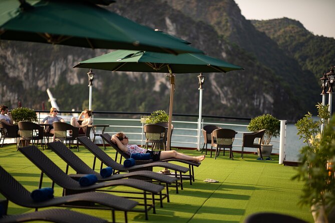 All-Inclusive 2 Day/1 Night Halong Luxury Cruise, Meals, Cave, Kayaking,Swimming - Luon Cave and the quiet lagoon