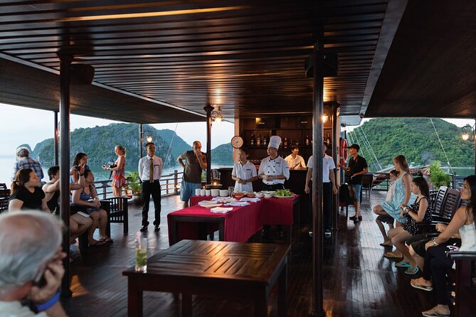 All Inclusive 2 Days 1 Night 5-STAR Cruises in Halong Bay - Tai Chi, breakfast, and the early morning bay