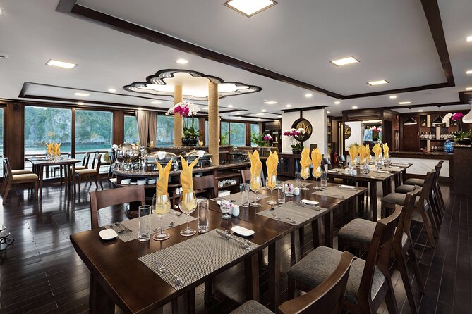 All-Inclusive 3 Day/2 Night Halong Luxury Cruise Meals, Cave, Kayaking, Swimming - Hanoi pickup and the first afternoon on the water