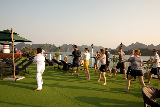 All-Inclusive 3 Day/2 Night Halong Luxury Cruise Meals, Cave, Kayaking, Swimming - Viet Hai Village by bicycle or electric vehicle