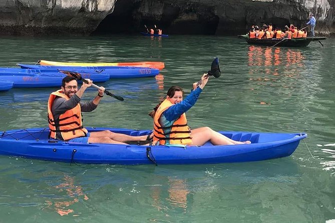 All-Inclusive: Halong Bay Full Day Trip with Ti Top Island, Surprising Cave - Sunset snacks on the boat