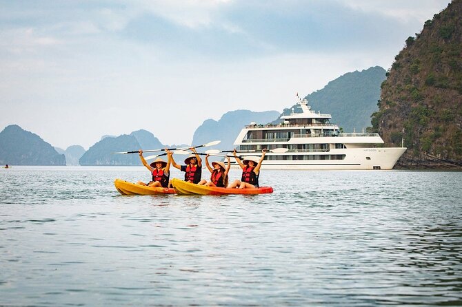ALL Inclusive: Halong Bay Overnight Luxury Cruise Collection - Lan Ha Bay route: a different pace and setting