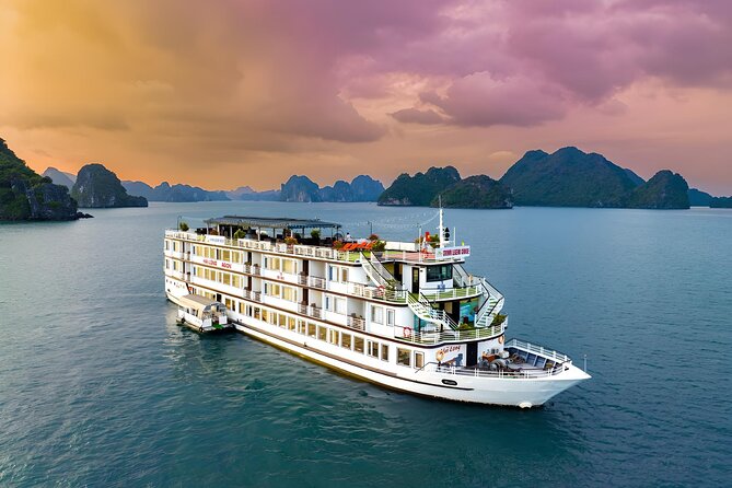 Amanda Cruise - Ha Long, Lan Ha Bay - All Inclusive 2D1N & 3D2N - Ti Top Island brings a beach and a steep view