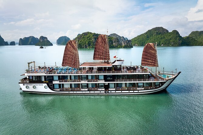 Amanda Luxury Cruise - Best Overnight Cruise Halong & Lan Ha Bay - Two bays, one overnight cruise