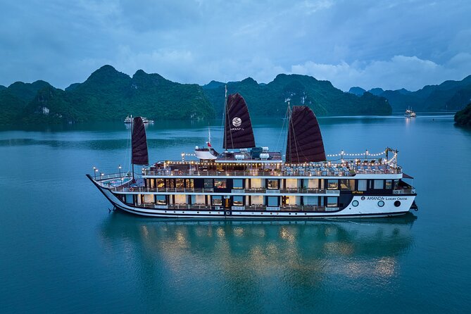 Amanda Luxury Cruise - Best Overnight Cruise Halong & Lan Ha Bay - Evening on the boat
