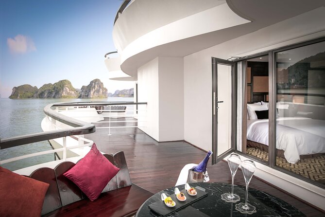 Ambassador Cruise Halong Bay–2 Days 1 Night with Private Balcony - Dinner, music, and a night on the water