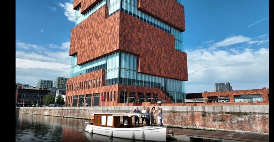Antwerp: Private Old Harbour Boat Tour Incl. Drinks & Snacks - Havenhuis and Antwerp’s modern port identity