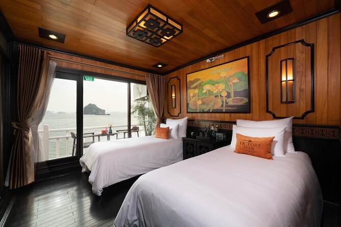 Arcady Boutique Cruise in Halong Bay from Hanoi by Expressway - Titop Island for swimming or a climb