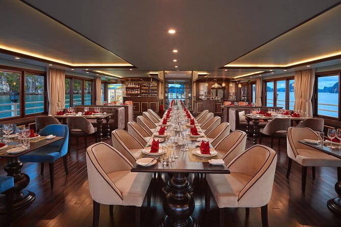Athena Luxury Cruise in Halong Bay with Meals,Balcony Room & Cave - Getting from Hanoi to Ha Long Harbour