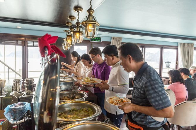 Athena Luxury Cruise in Halong Bay with Meals,Balcony Room & Cave - Sung Sot Cave and the afternoon climb