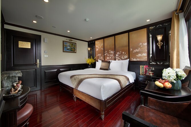 Athena Royal Cruise - Luxury Halong Bay Overnight Cruise 2D1N Tour - Kayaking or bamboo boat through Luon Cave