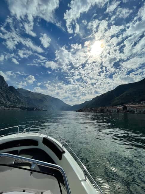 Azure Paradise: Blue Cave and Kotor Bay Boat Tour - Our Lady of the Rocks and 20 minutes in Perast