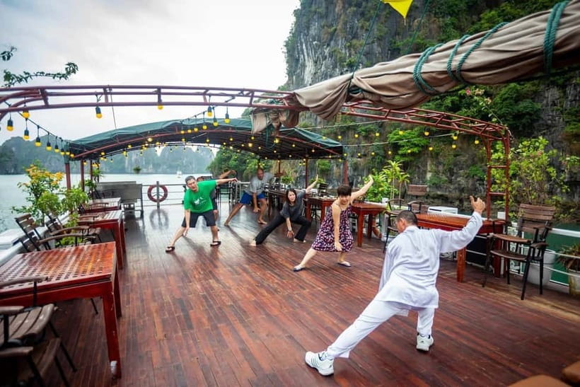 Bai Tu Long Bay 2 Days 1 Night With Renea Cruise - The Hanoi transfer and arrival at Halong Harbor