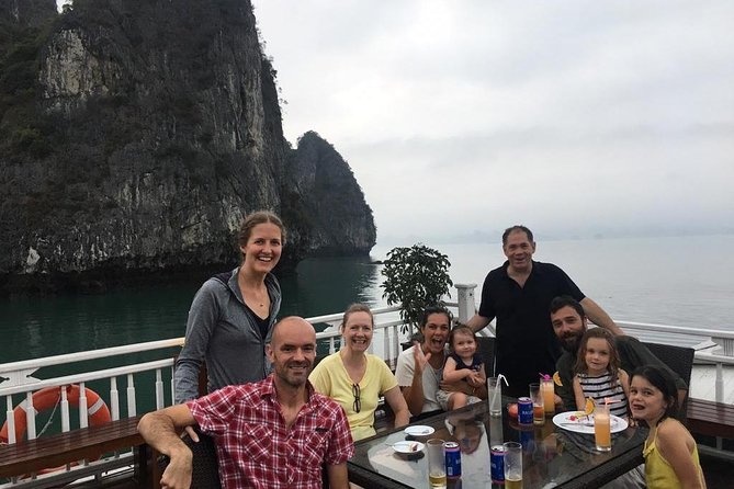 Bai Tu Long Bay Cruises Peaceful and Cozy Group Boat 2D1N - Vung Vieng Floating Village by Bamboo Boat