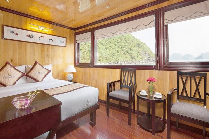 Bai Tu Long boutique & budget cruise 2D: Kayaking, swimming at pristine palaces - Your private cabin and what the price covers