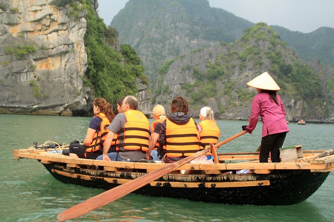 Bai Tu Long boutique & budget cruise 2D: Kayaking, swimming at pristine palaces - Tai chi at 6:30 a.m. and a village visit at 7:45
