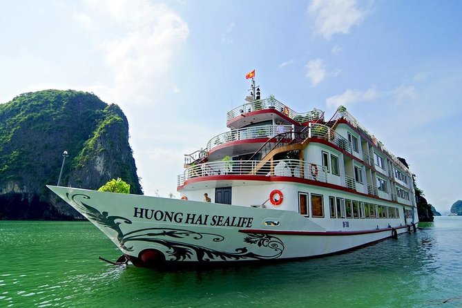 Bai Tu Long Luxury Cruise 2D/1N: Kayaking, Swimming, meals at pristine places - From Hanoi to the harbor, 8:00 to 12:00