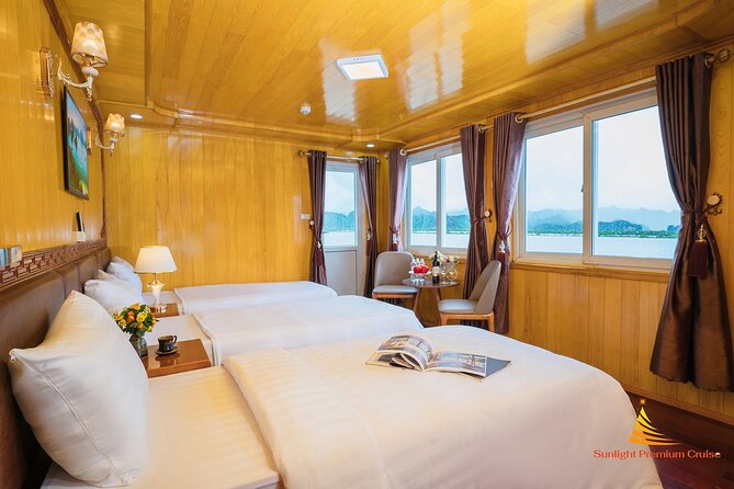 Best Lan Ha Bay Cat Ba Cruise 2 Days 1 Night Less touristy - Ba Trai Dao: a short stop for swimming