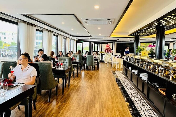 Best Luxury Hermes Cruise to Halong Bay 2 Days 1 Night from HANOI - Boarding at Tuan Chau Harbor