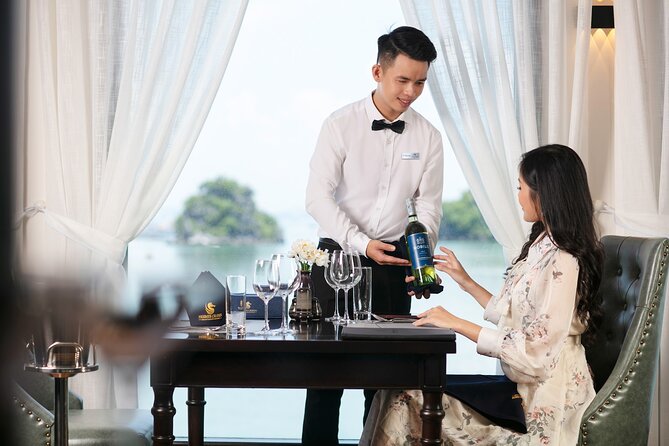 Best Luxury Hermes Cruise to Halong Bay 2 Days 1 Night from HANOI - Seeing Halong Bay from the sundeck