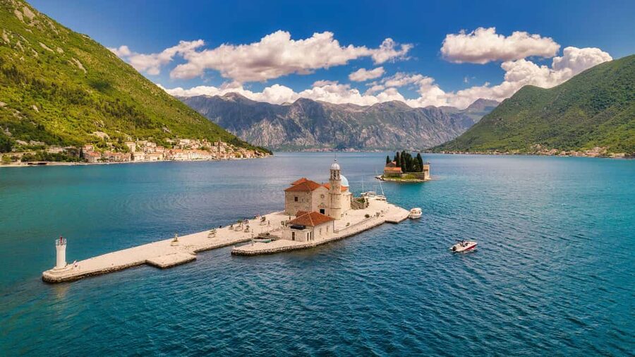 Best of Montenegro - Kotor Bay with opt island (Small Group) - Perast: Baroque waterfront, palaces, and a boat option