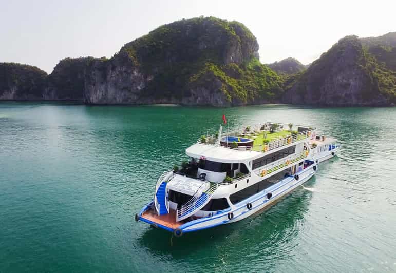 Best Price Ha Long Bay Day Trip with Kayaking and Cave Visit - Sung Sot Cave and its tall chamber walls