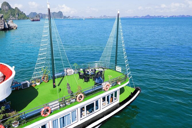 Best Price Halong 5 Star Day Cruise Buffet, Pool ,Sunset party - What this Halong Bay day cruise actually delivers