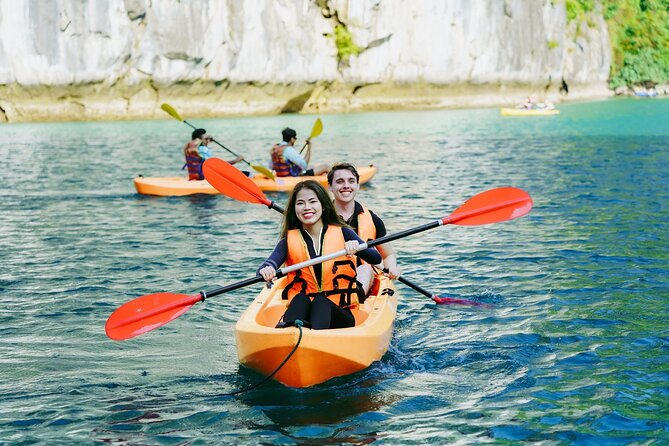 Best Price Halong 5 Star Day Cruise Buffet, Pool ,Sunset party - Buffet lunch with Vietnamese and international choices
