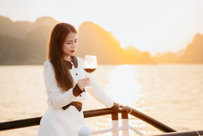 Best Price Halong 5 Star Day Cruise Buffet, Pool ,Sunset party - Surprise Cave, or Hang Sung Sot