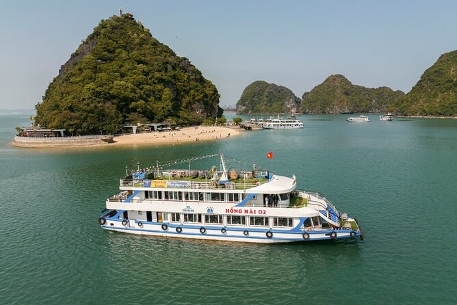 Best Price Halong Bay Full-Day Trip,Cave,Titop,Kayak By Transfer - Boarding at Tuan Chau Island around noon