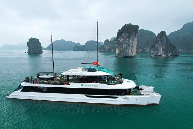 Best Selling Catamaran Cruise Premium Day Trip Explore Halong Bay - Key points at a glance