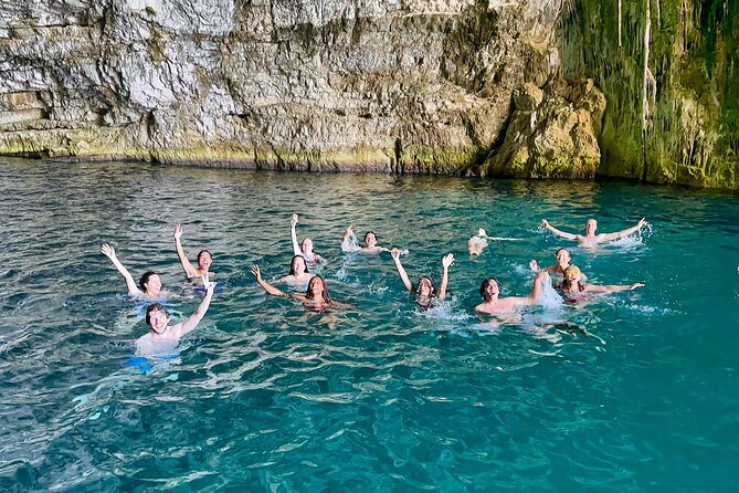 Blue Cave & Grama Bay Full Day Guided Boat Tour - Haxhi Ali Cave, a strong opening stop